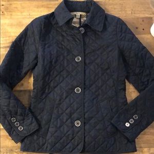 Burberry Brit navy quilted jacket